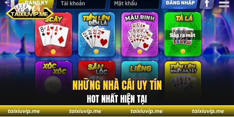 Những nhà cái uy tín, hot nhất hiện tại